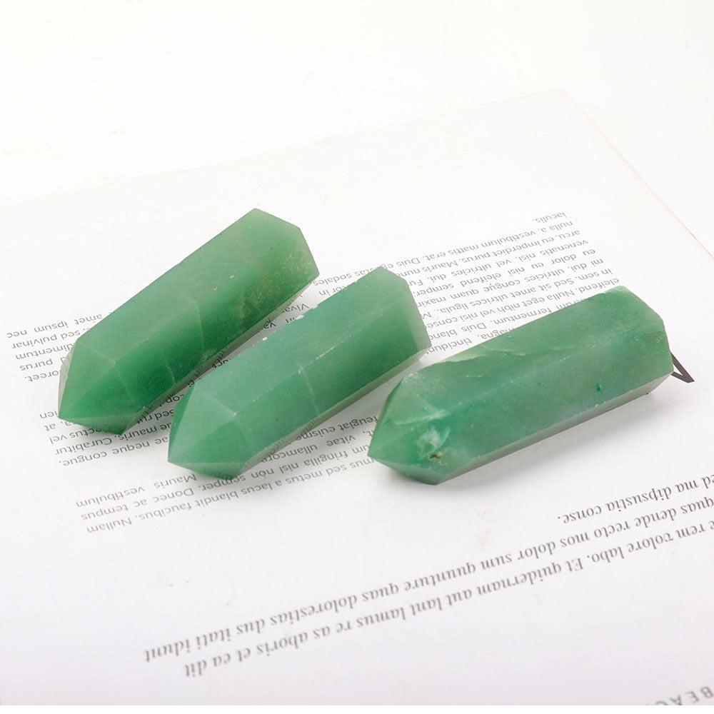 3-Inch Green Aventurine Crystal Points for Healing & Energy