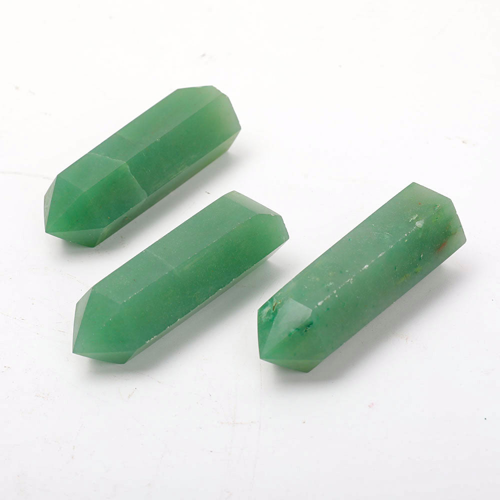 3-Inch Green Aventurine Crystal Points for Healing & Energy