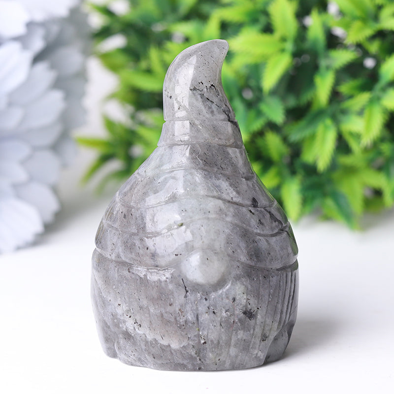 3-Inch Hand-Carved Crystal Figurines Set with Seven Dwarfs