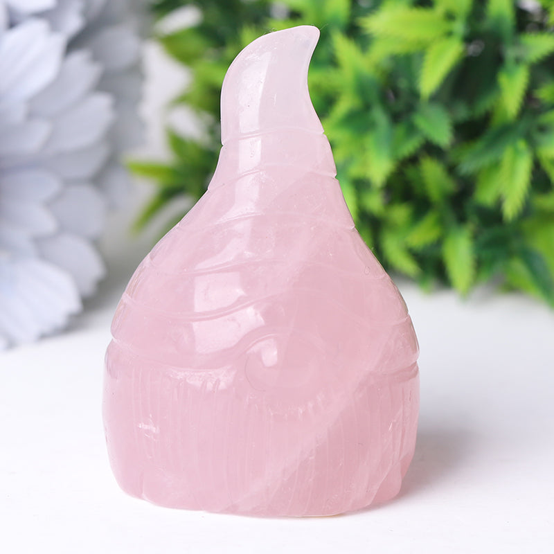 3-Inch Hand-Carved Crystal Figurines Set with Seven Dwarfs