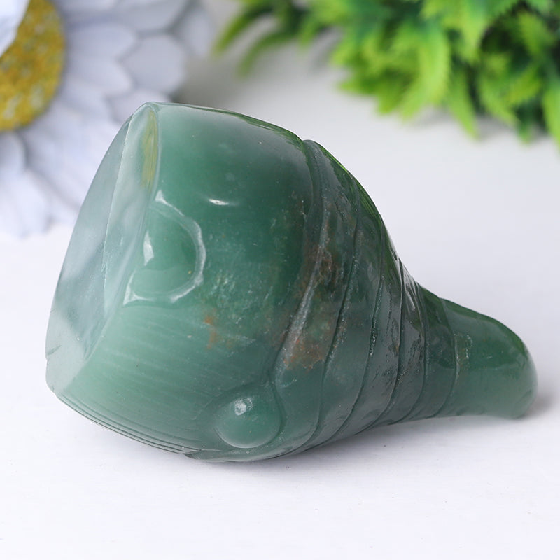 3-Inch Hand-Carved Crystal Figurines Set with Seven Dwarfs