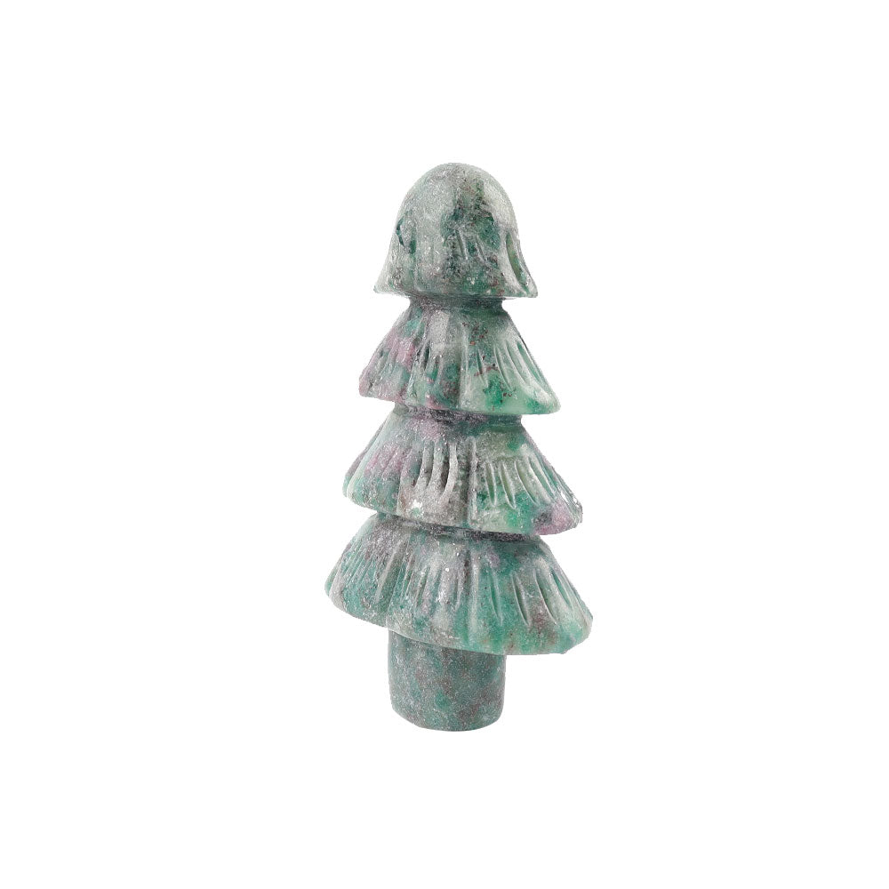3 inch Ruby in Kyanite Crystal Tree Sculpture Decor