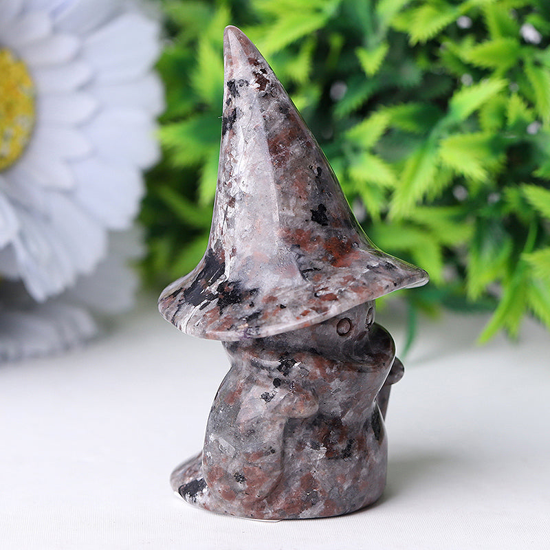 3-inch Yooperlite Baby Witch Crystal Carving Figurine