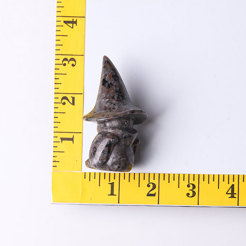 3-inch Yooperlite Baby Witch Crystal Carving Figurine