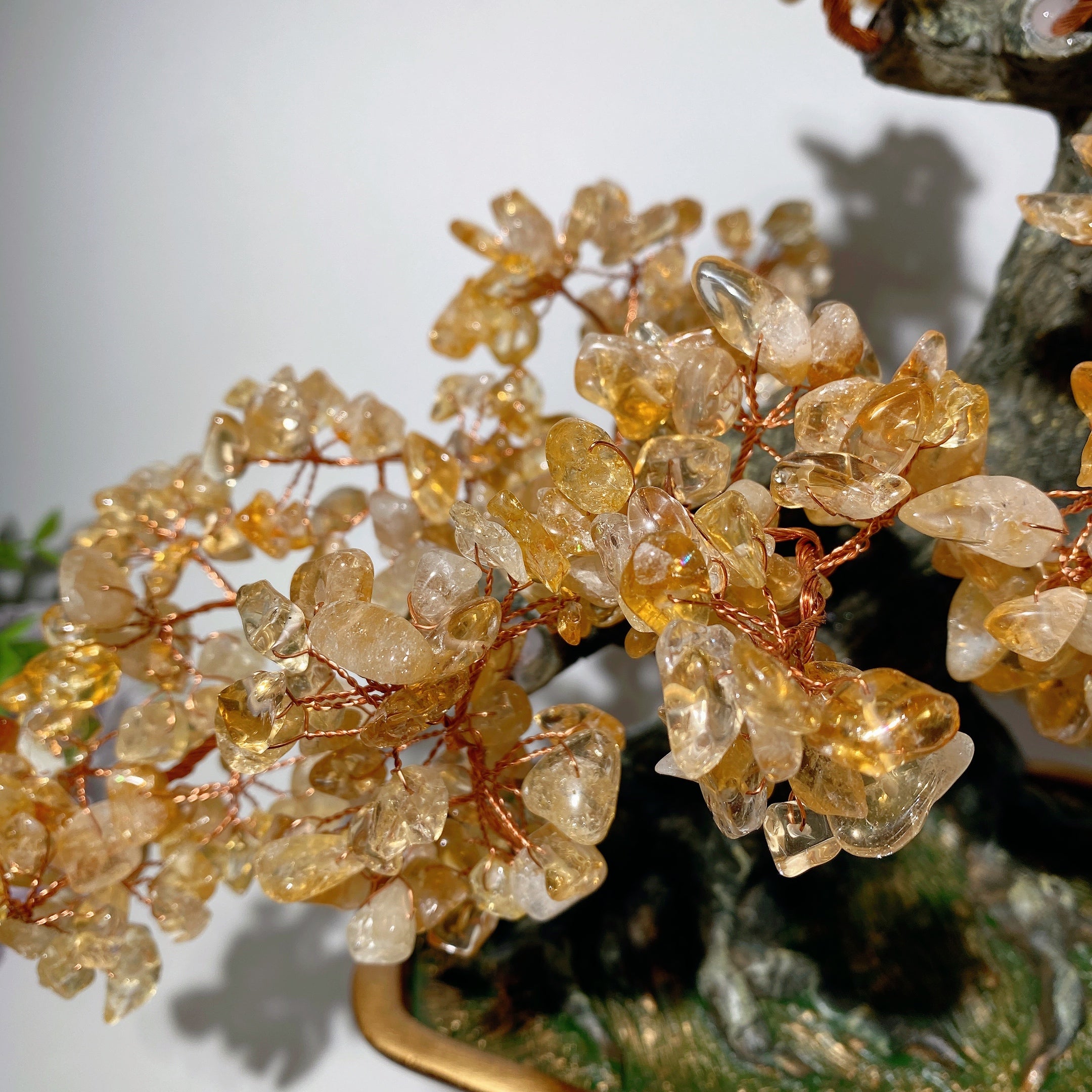 30-35cm Amethyst Citrine Gemstone Tree Healing Sculpture