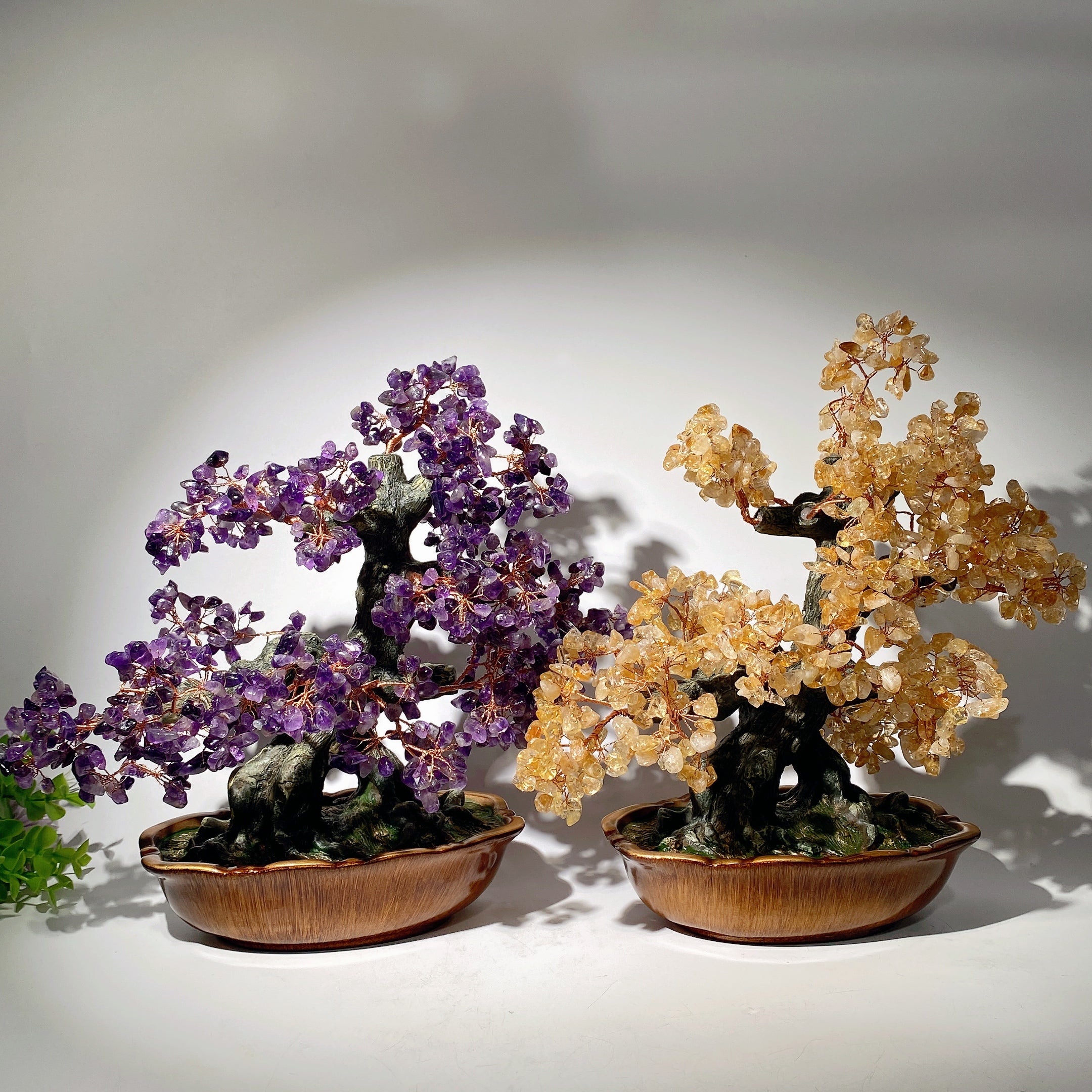 30-35cm Amethyst Citrine Gemstone Tree Healing Sculpture