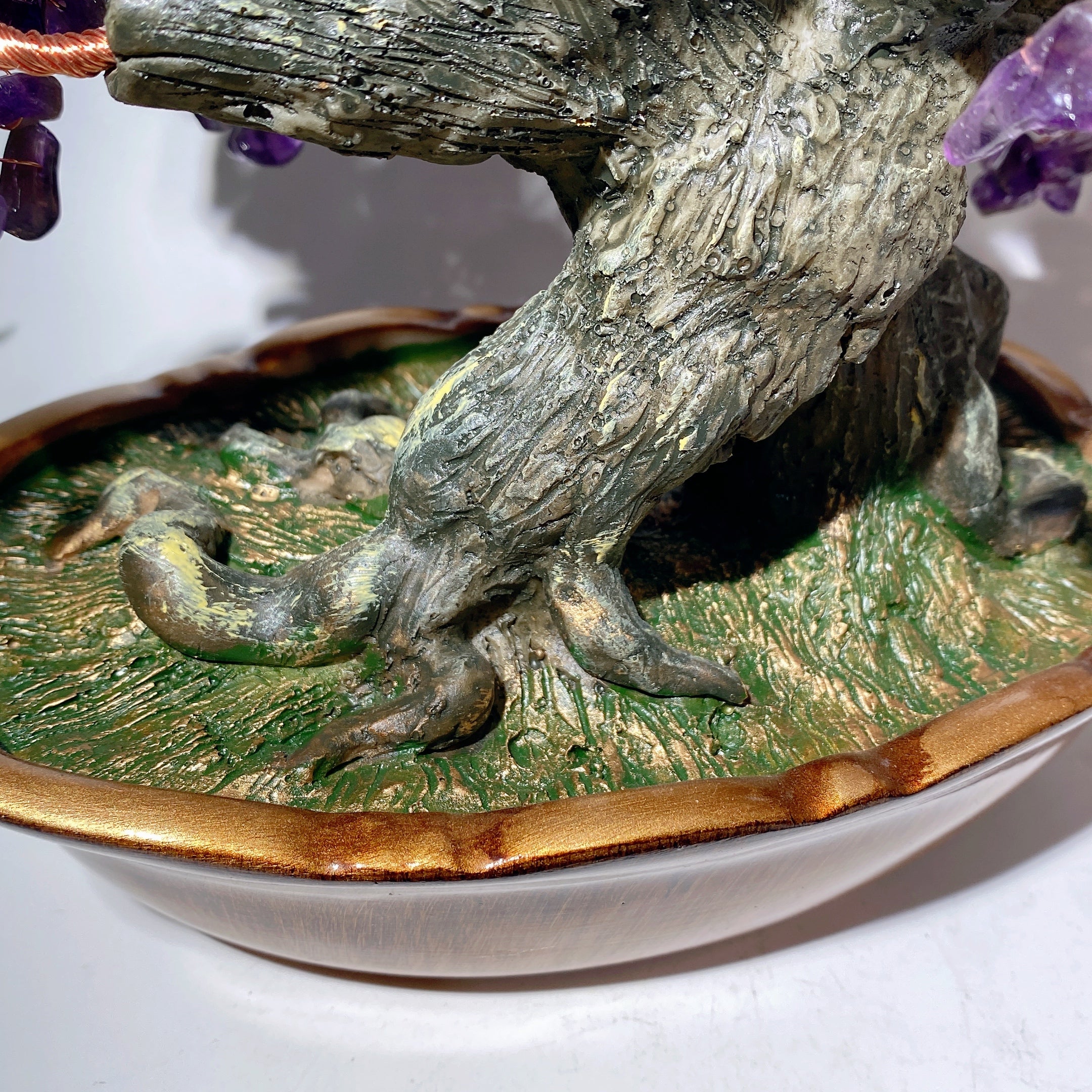 30-35cm Amethyst Citrine Gemstone Tree Healing Sculpture