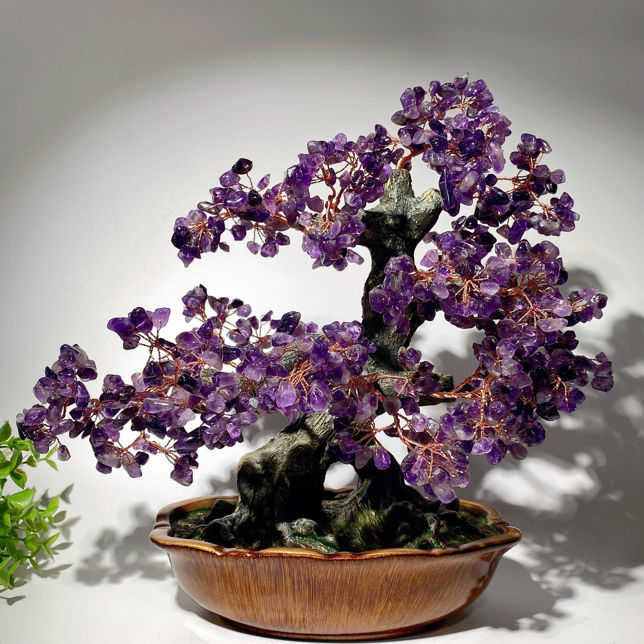 30-35cm Amethyst Citrine Gemstone Tree Healing Sculpture