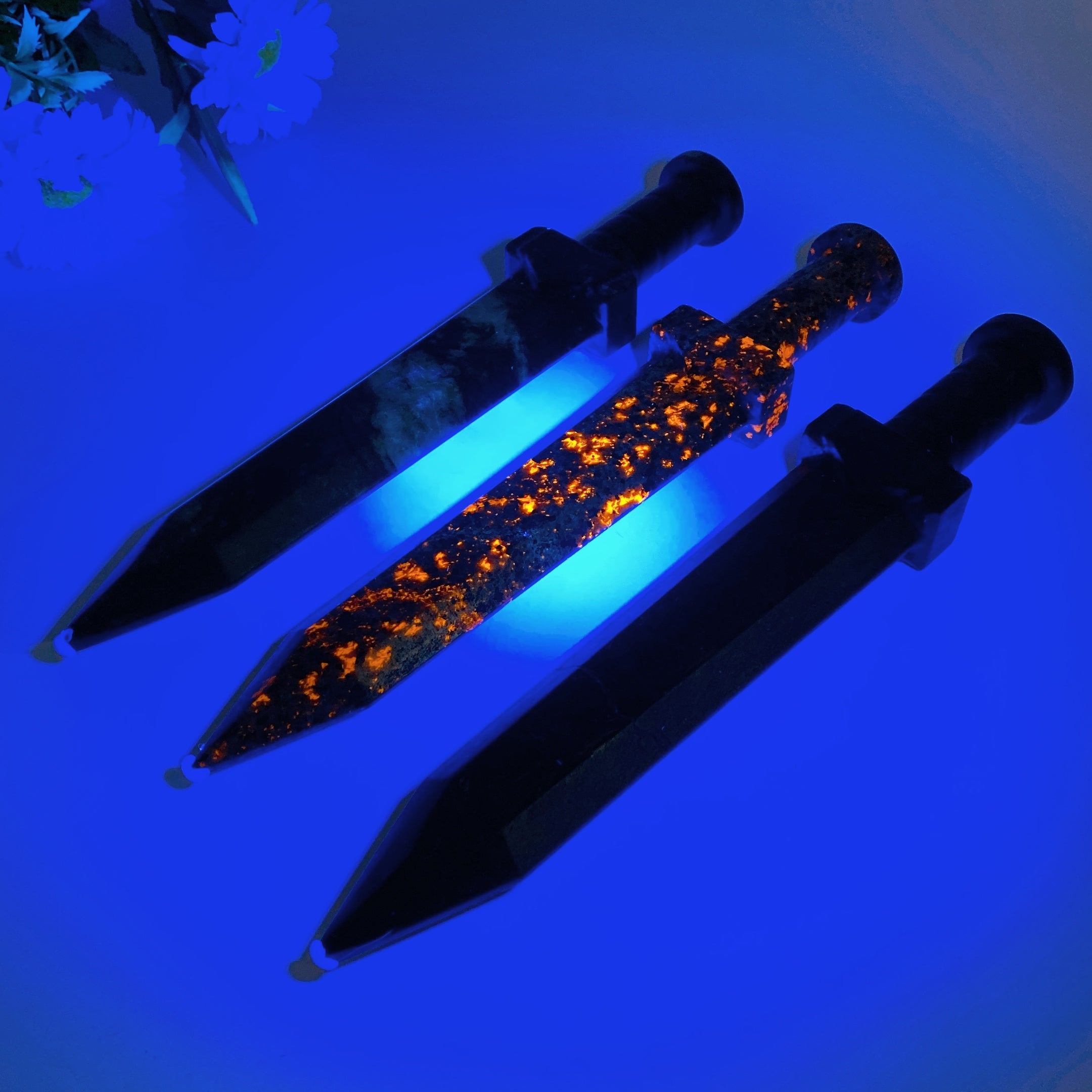 30cm Crystal Sword Figurine - Healing Carving Display