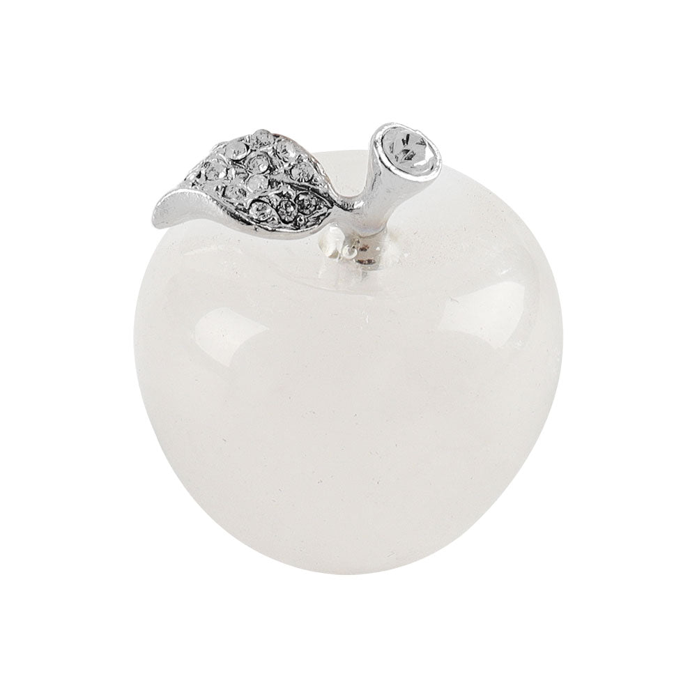 30mm Aventurine Crystal Apple for Peace & Health Decor