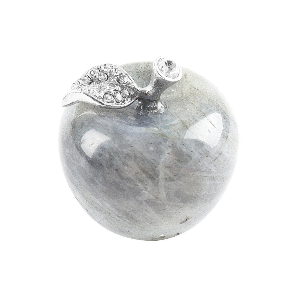 30mm Aventurine Crystal Apple for Peace & Health Decor