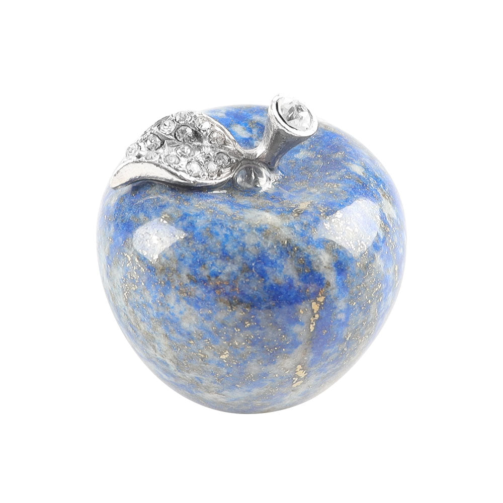 30mm Aventurine Crystal Apple for Peace & Health Decor