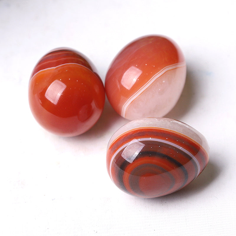 30mm Sardonyx Crystal Egg for Healing & Balance