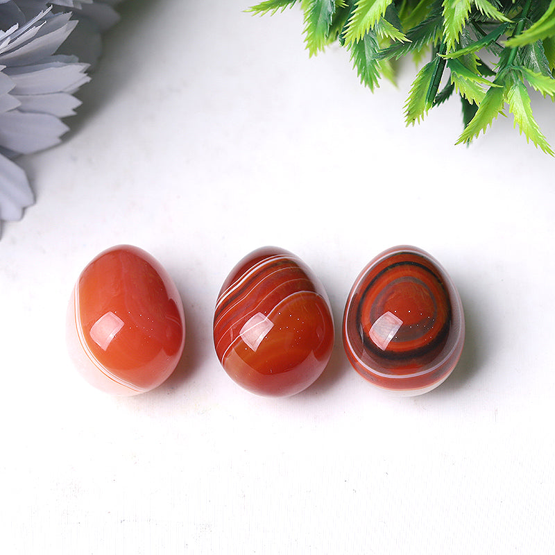 30mm Sardonyx Crystal Egg for Healing & Balance