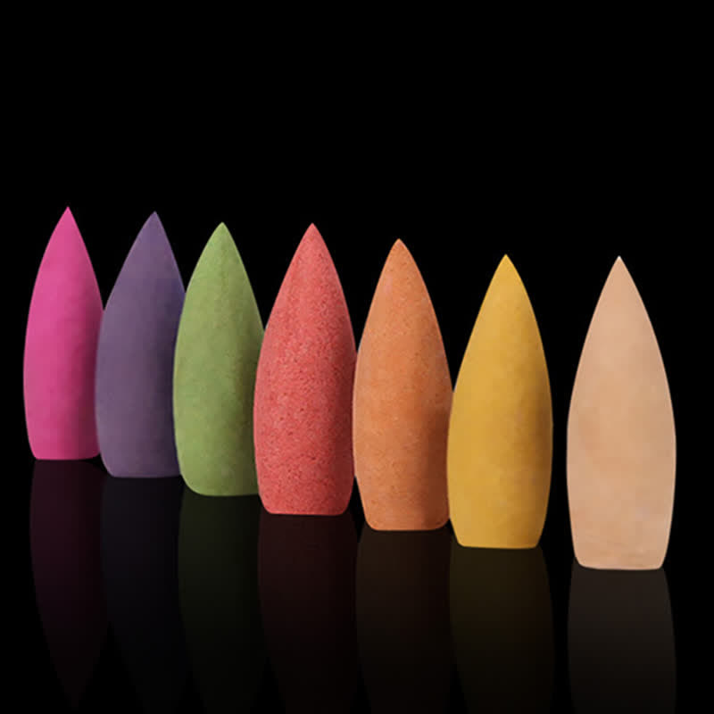 Mixed Floral Aroma Sandalwood Backflow Incense Cones 50 Pack