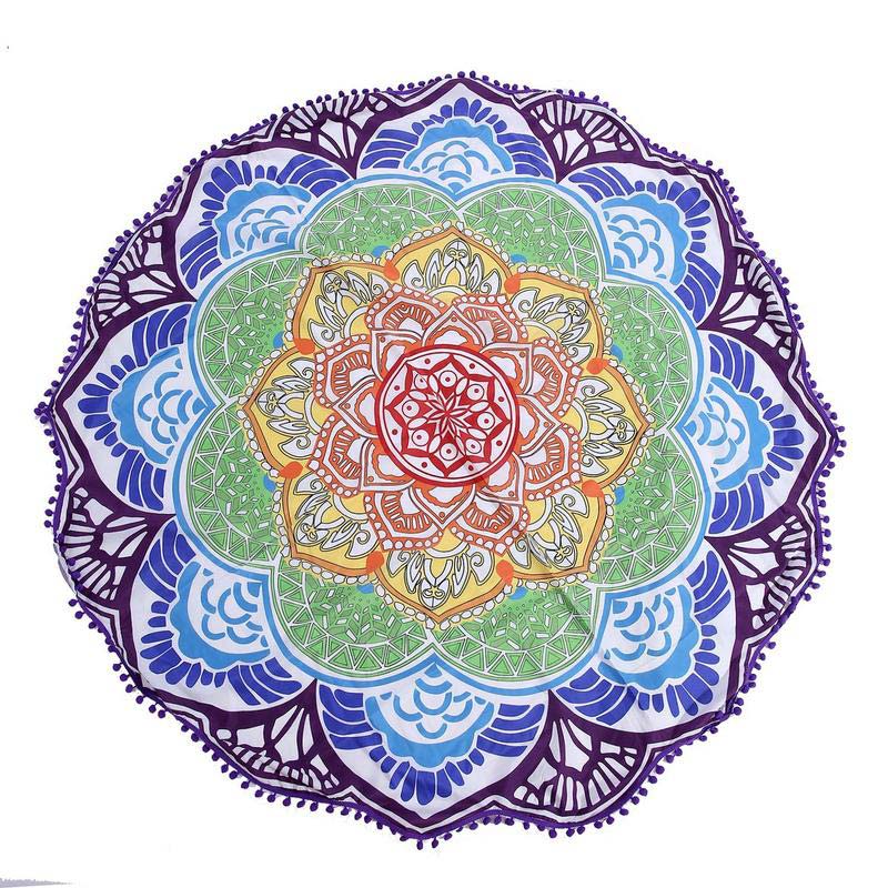 150x150cm Polyester Mandala Tapestry for Meditation & Decor