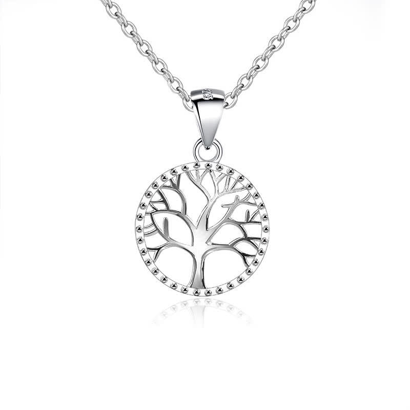 925 Sterling Silver Tree of Life Necklace for Protection & Calm