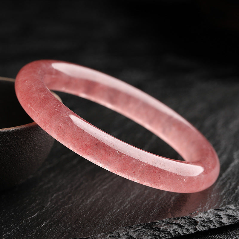 Strawberry Quartz Love Healing Bracelet 50mm Bangle
