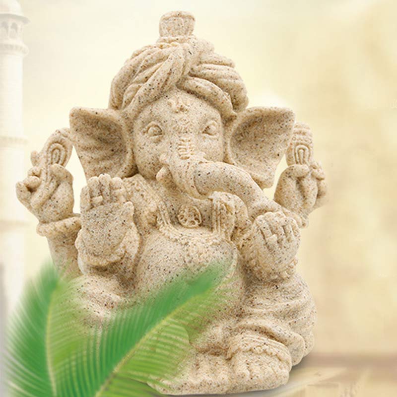 Ganesh Statue Sculpture 16cm for Blessing & Protection