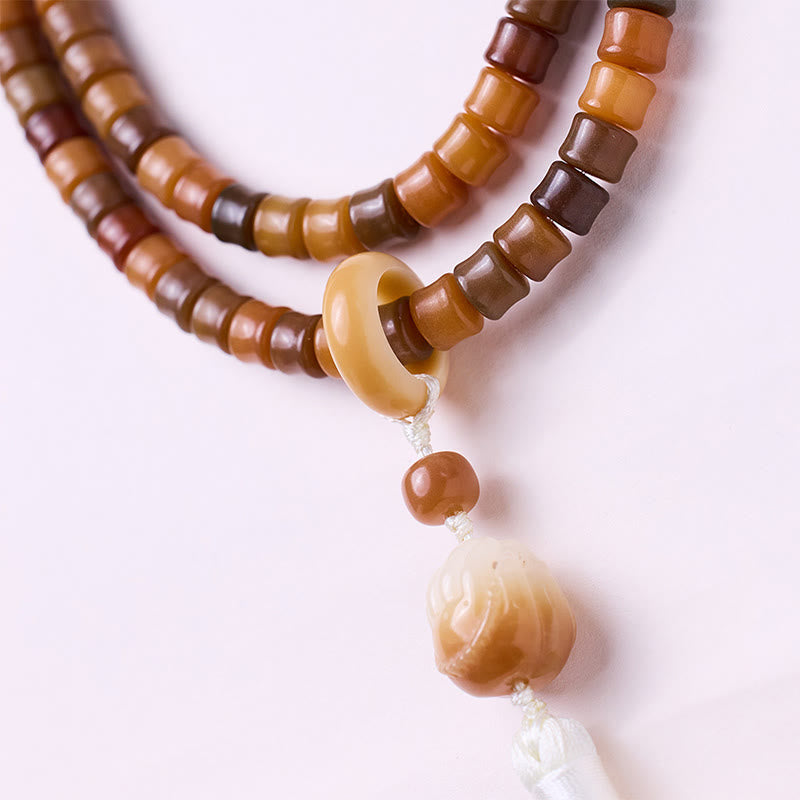 108 Beads Bodhi Seed Mala Bracelet for Meditation Harmony