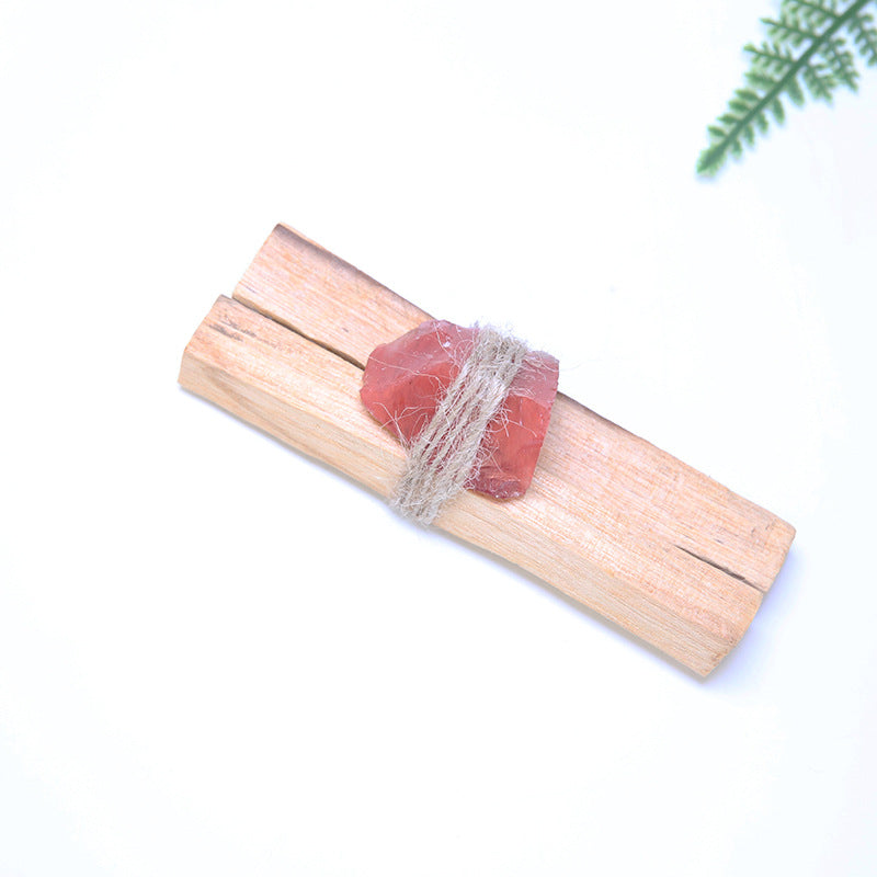 Natural Palo Santo Crystal Altar Set for Spiritual Purification