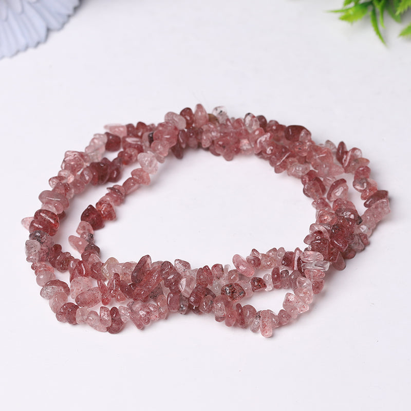 32 Inch Natural Crystal Chips String for DIY Jewelry