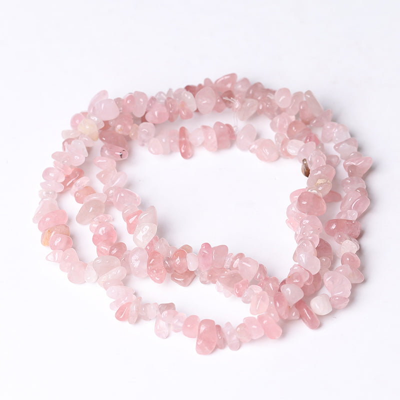 32-inch Natural Crystal Chips String for Tumbled Stones