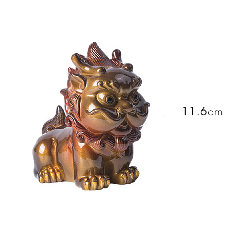 Color Changing PiXiu Resin Tea Pet | Zen Home Decor