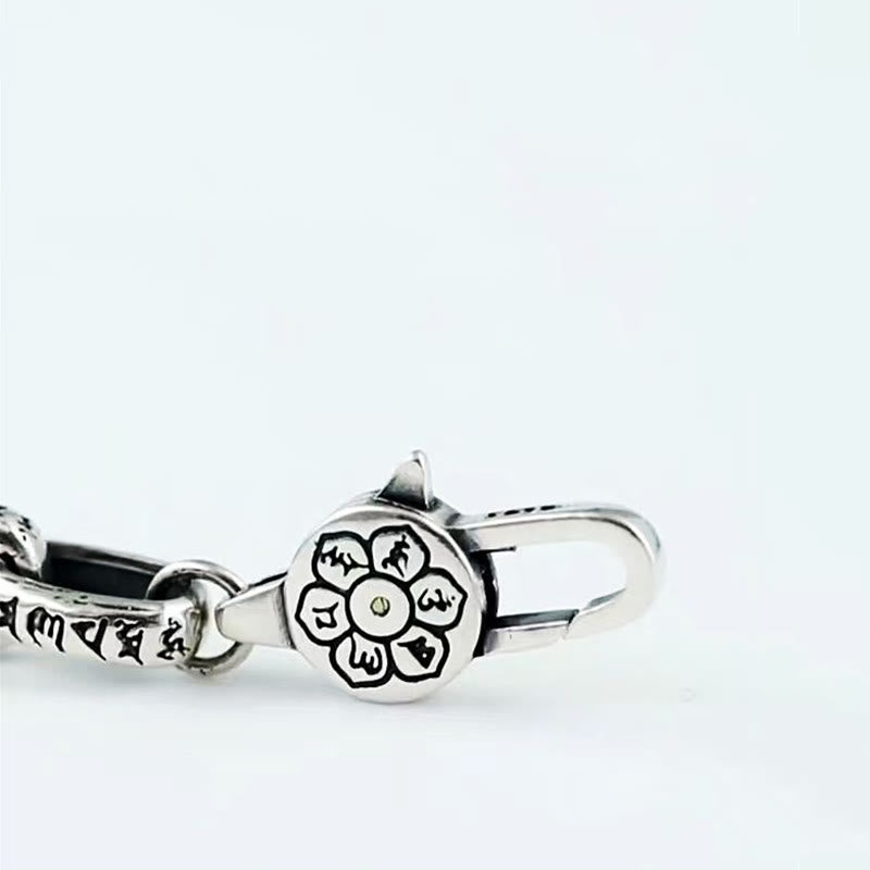 Copper Om Mani Padme Hum Wisdom Bracelet 18-22cm Unisex