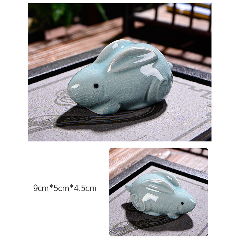 Chinese Zodiac Ceramic Tea Pet for Wealth & Prosperity