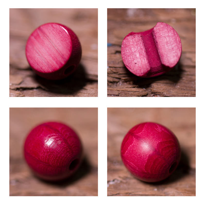 8mm Abelia Biflora Wood 108 Bead Protection Mala Bracelet