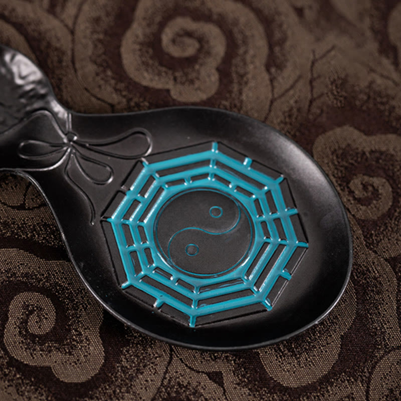 Copper Yin Yang Bagua Incense Burner Decoration 13.8cm