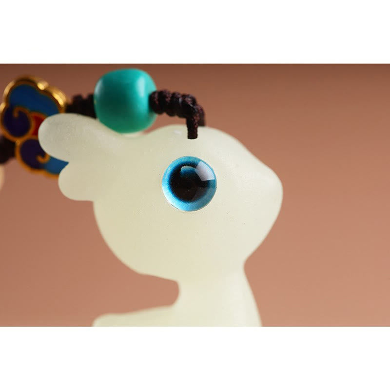 Glowstone Lucky Deer Key Chain for Spiritual Jewelry Blessing