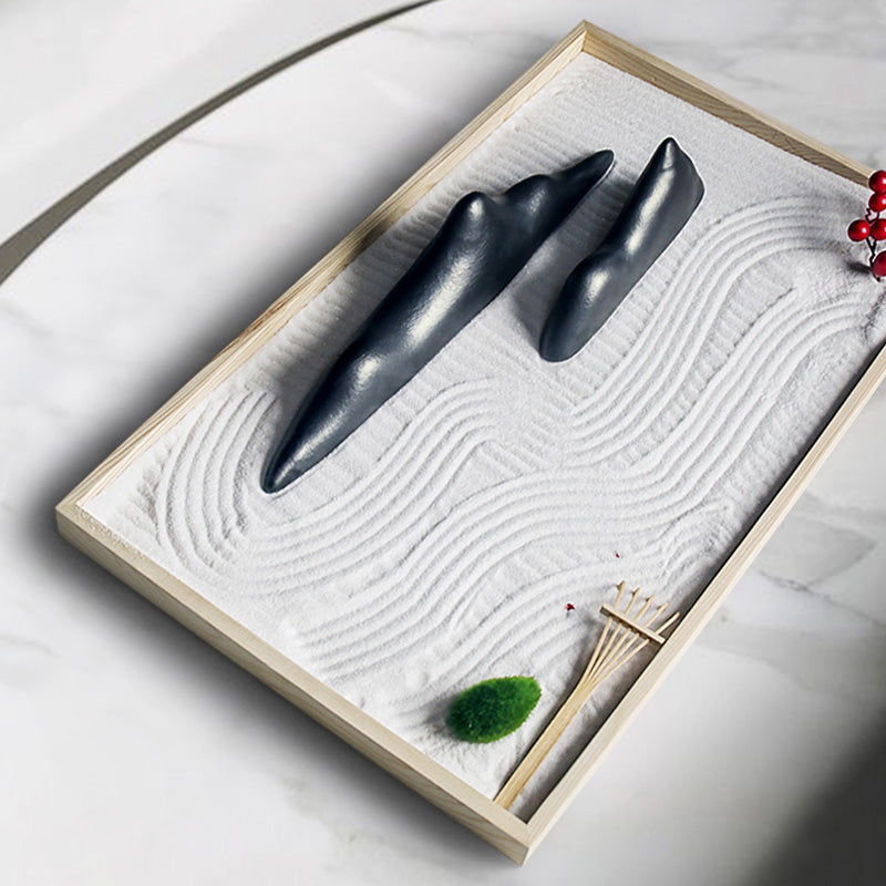 Zen Garden Decoration | Ceramic Rocks for Meditation & Enlightenment