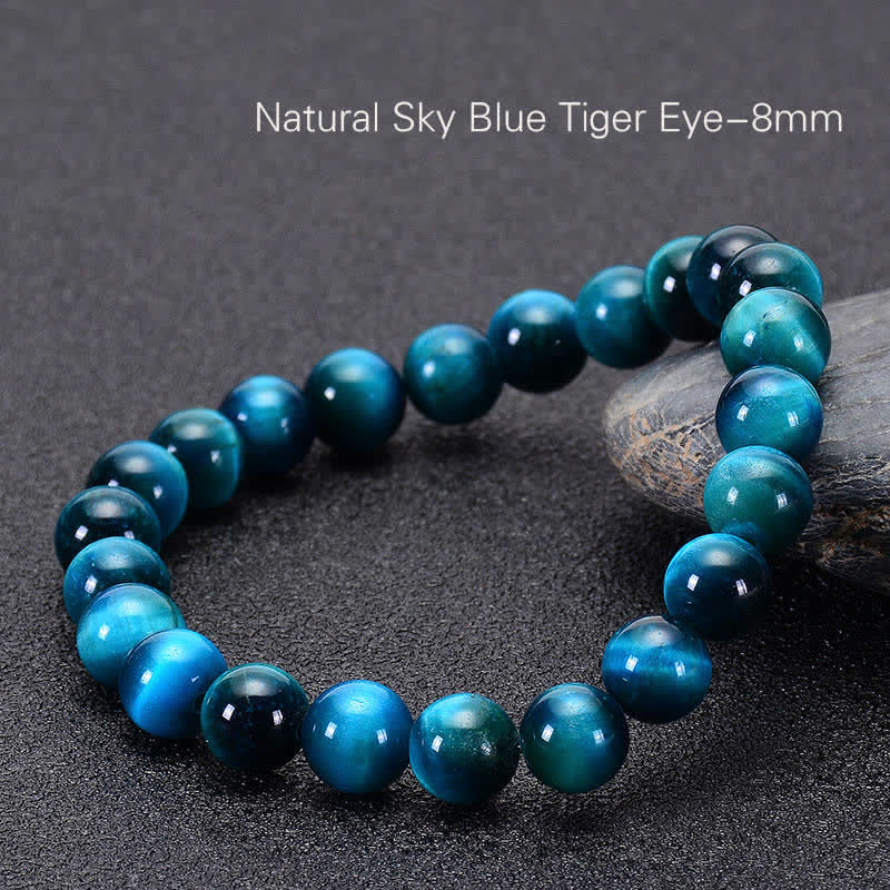 Blue Multi-Size Tiger Eye Protection Bracelet