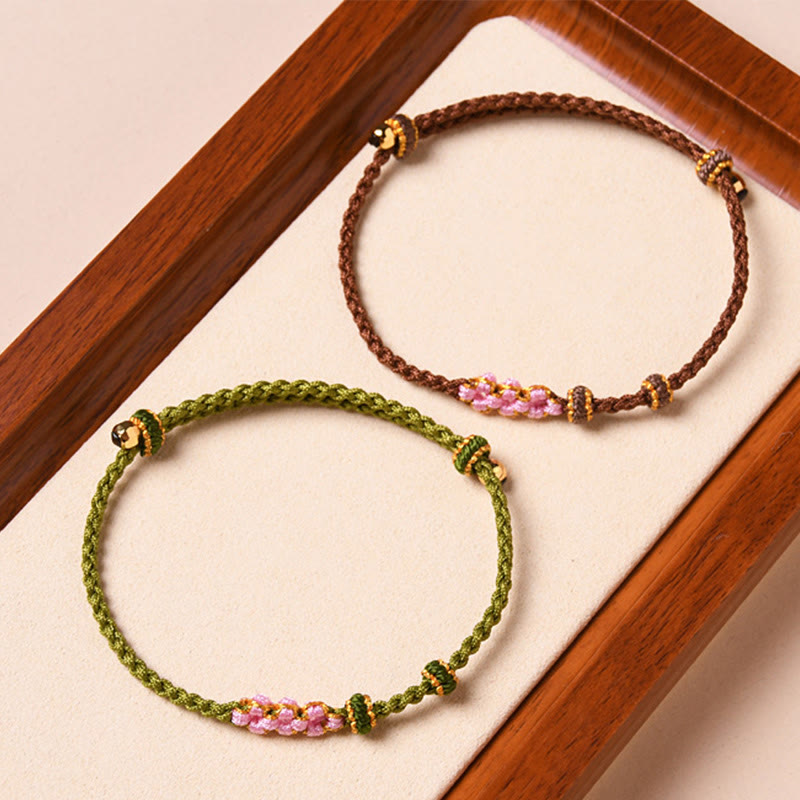 Handmade Red String Protection Bracelet for Renewal and Luck