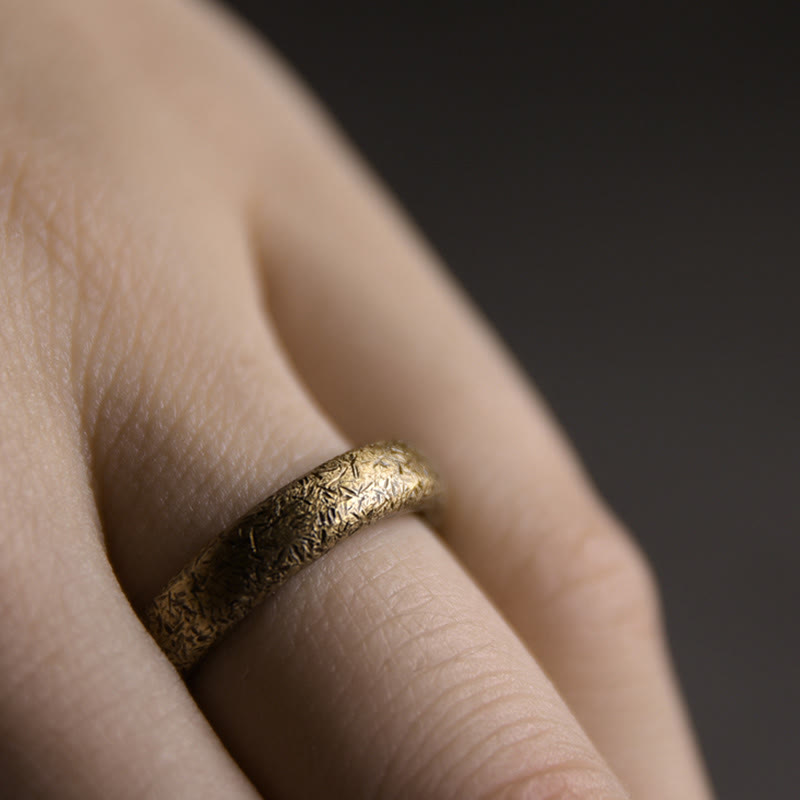 Copper Tibetan Vintage Adjustable Luck Couple Ring