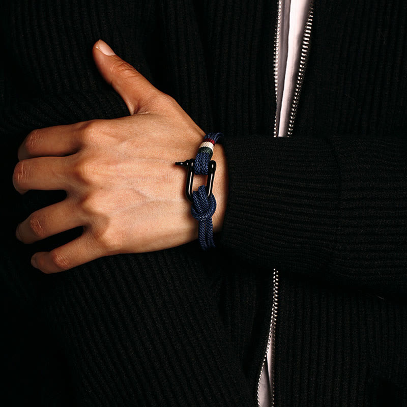 Red String Bracelet with Stainless Steel Buckle for Luck & Protection