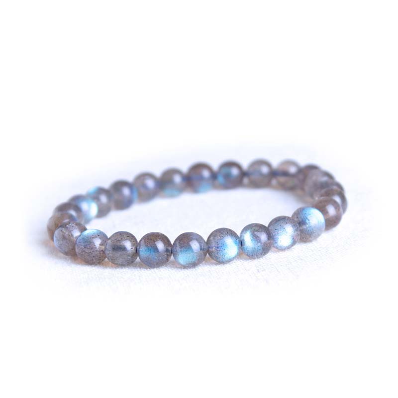 Natural Moonstone Healing Bracelet 6mm Beads for Calm