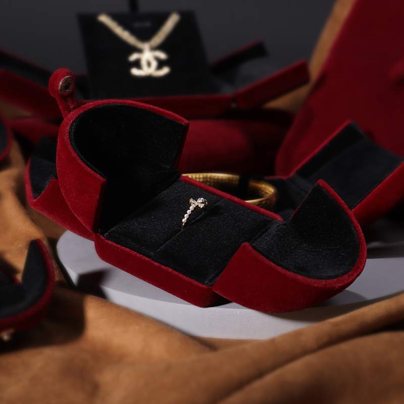 Flannel Jewelry Storage Box | Zen Decor Gift Organizer