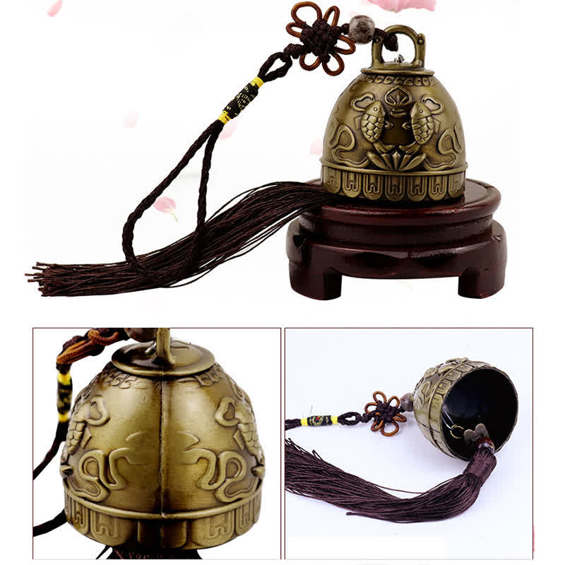 Feng Shui Buddha Zinc Alloy Wind Chime Bell for Zen