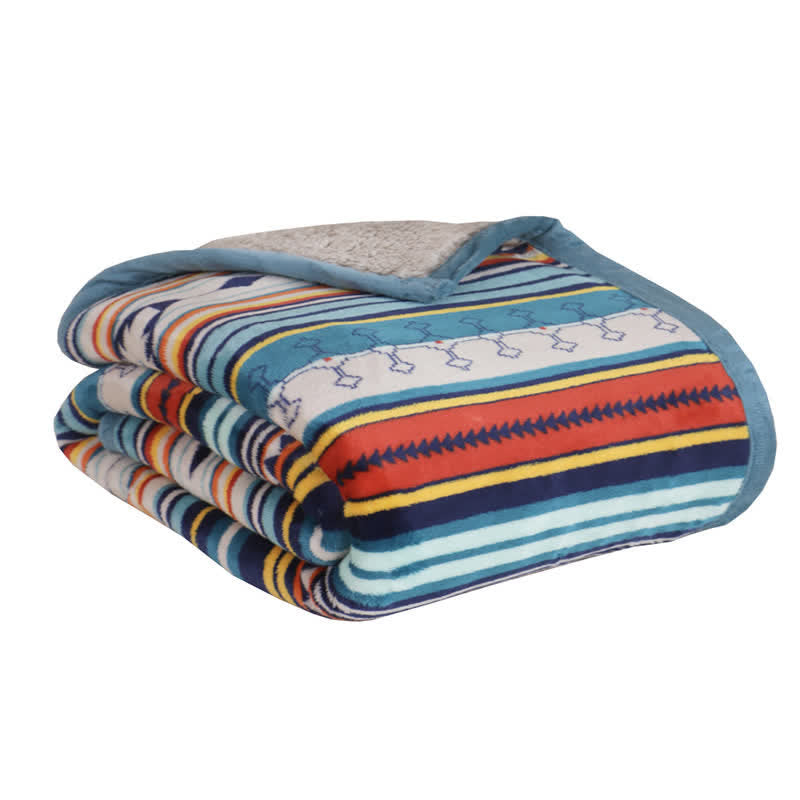 Geometric Warm Soft Zen Decor Throw Blanket 127x152cm
