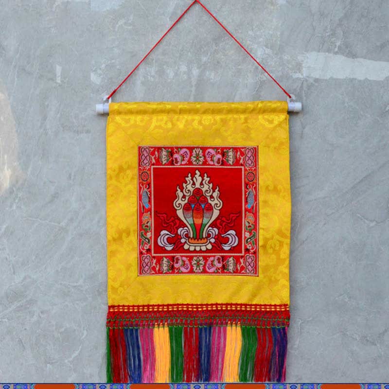 Vajra Wall Art with Bagua Map | Feng Shui Decor 32cm