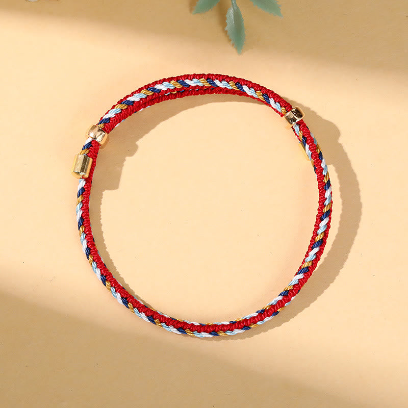 Colorful Rope Zongzi Pattern Luck Bracelet for Adults & Children