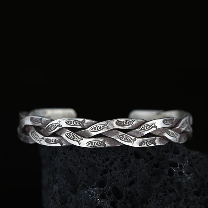 Adjustable Copper Koi Fish Luck & Prosperity Bracelet