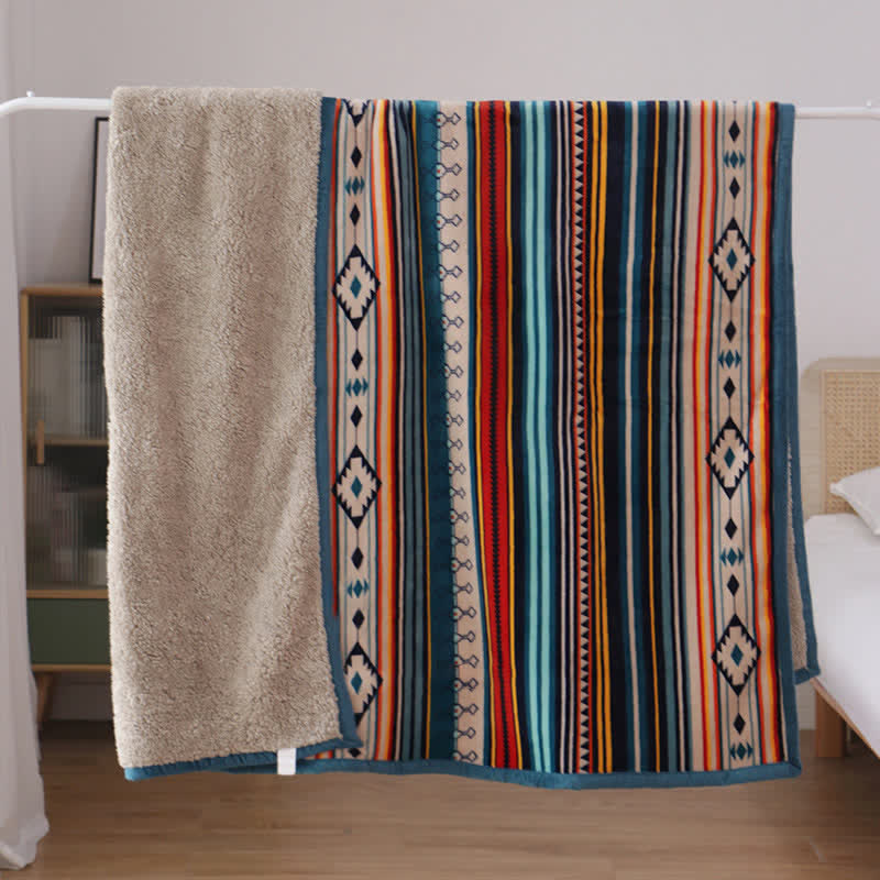 Geometric Warm Soft Zen Decor Throw Blanket 127x152cm
