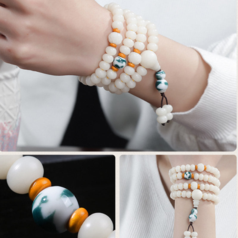 Adjustable Bodhi Seed Bracelet for Wisdom and Meditation
