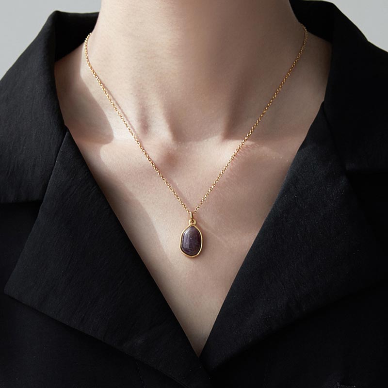 Natural Rose Quartz Necklace Pendant for Unconditional Love & Healing