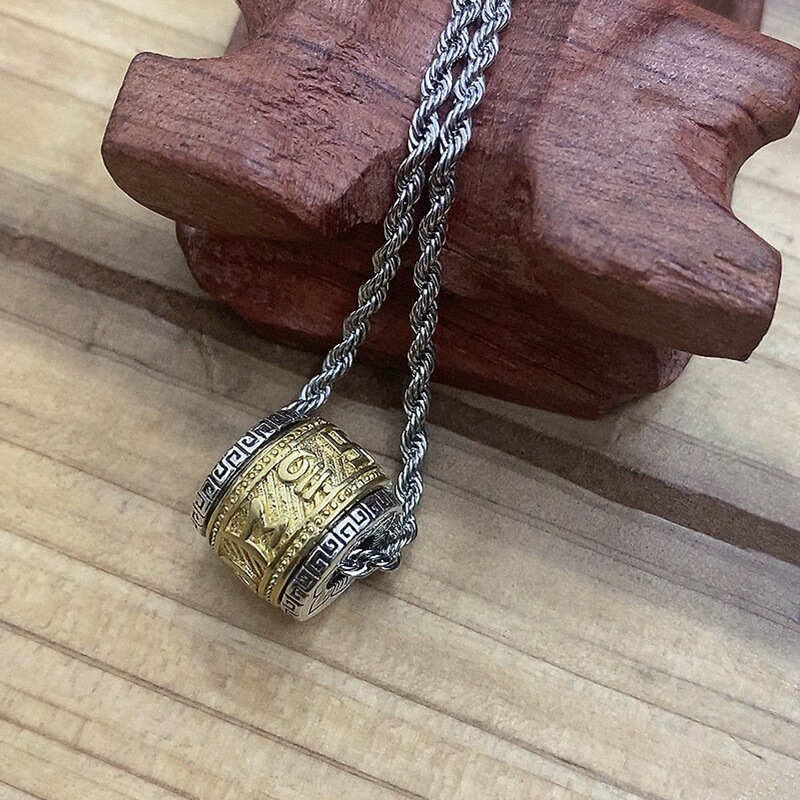 Om Mani Padme Hum Copper Protection Necklace Pendant