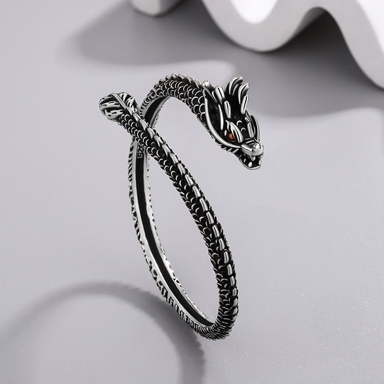 Copper Dragon Scales Luck Protection Bracelet 58mm